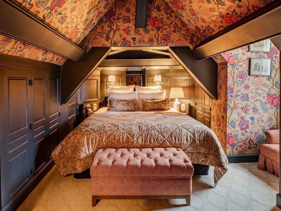 L'ABBAYE - LA Singuliere Room, 1 King Bed, Estate View, Attic Room | Minibar, in-room safe, individually decorated, iron/ironing board