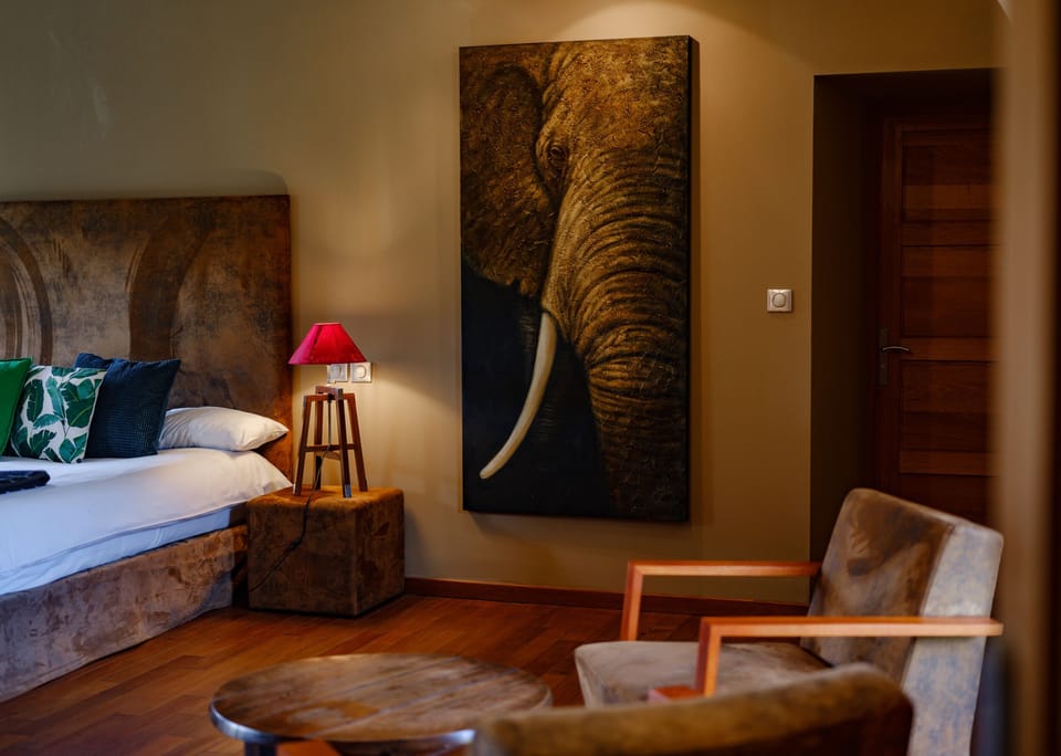 Romantic Suite, 1 King Bed, Park View, Garden Area | Premium bedding, individually decorated, individually furnished