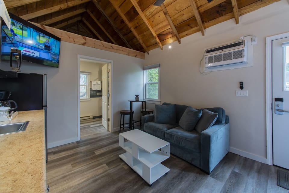 Superior Cottage | Living area | 42-inch flat-screen TV with cable channels, TV