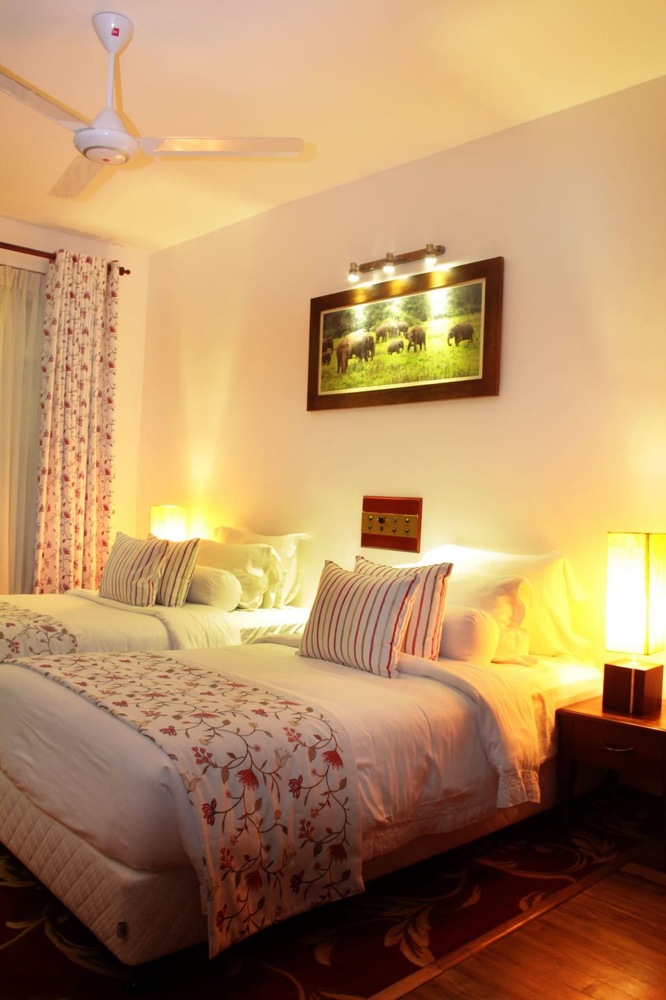 Premium bedding, minibar, in-room safe, desk