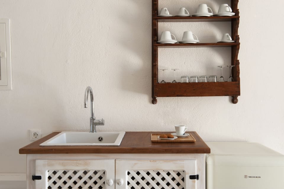 Cave House with Private Jacuzzi | Private kitchen | Espresso maker, electric kettle