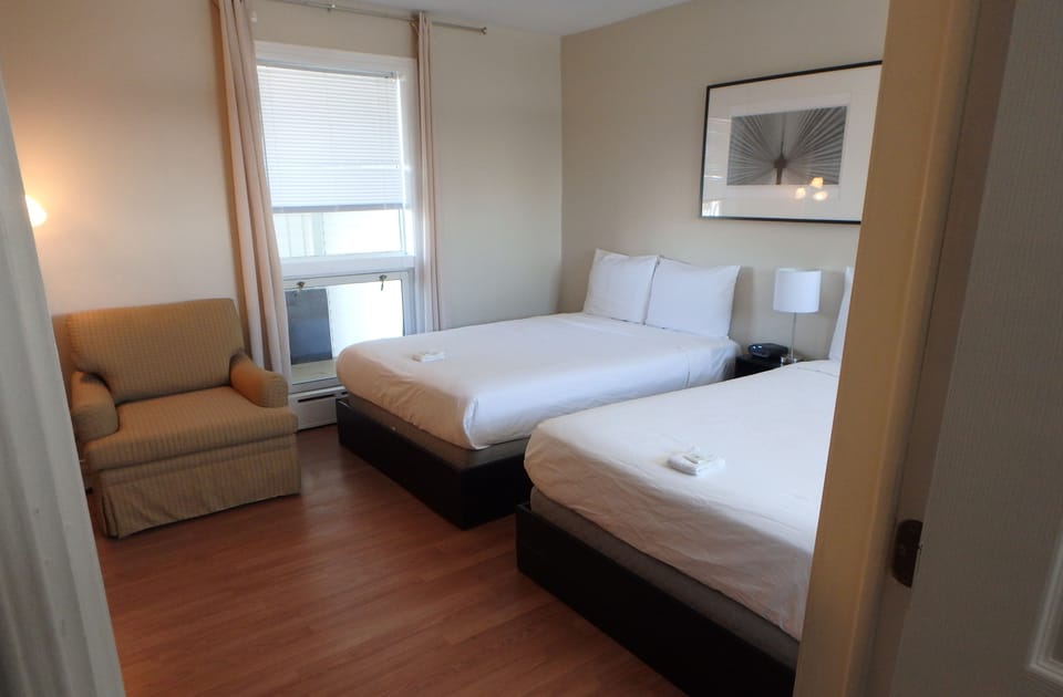 Standard Room, 2 Double Beds | Desk, iron/ironing board, free WiFi