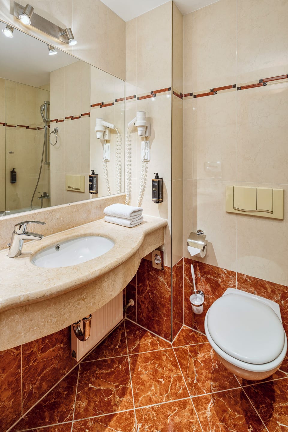 Exclusive Double Room | Bathroom | Rainfall showerhead, hair dryer, towels, soap