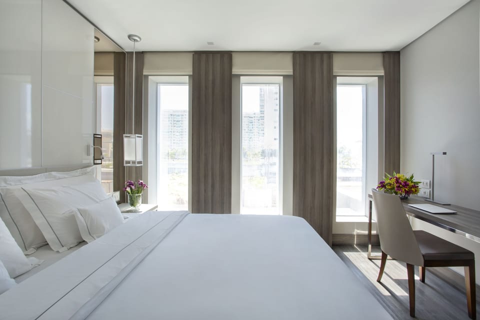 Minibar, in-room safe, desk, blackout drapes