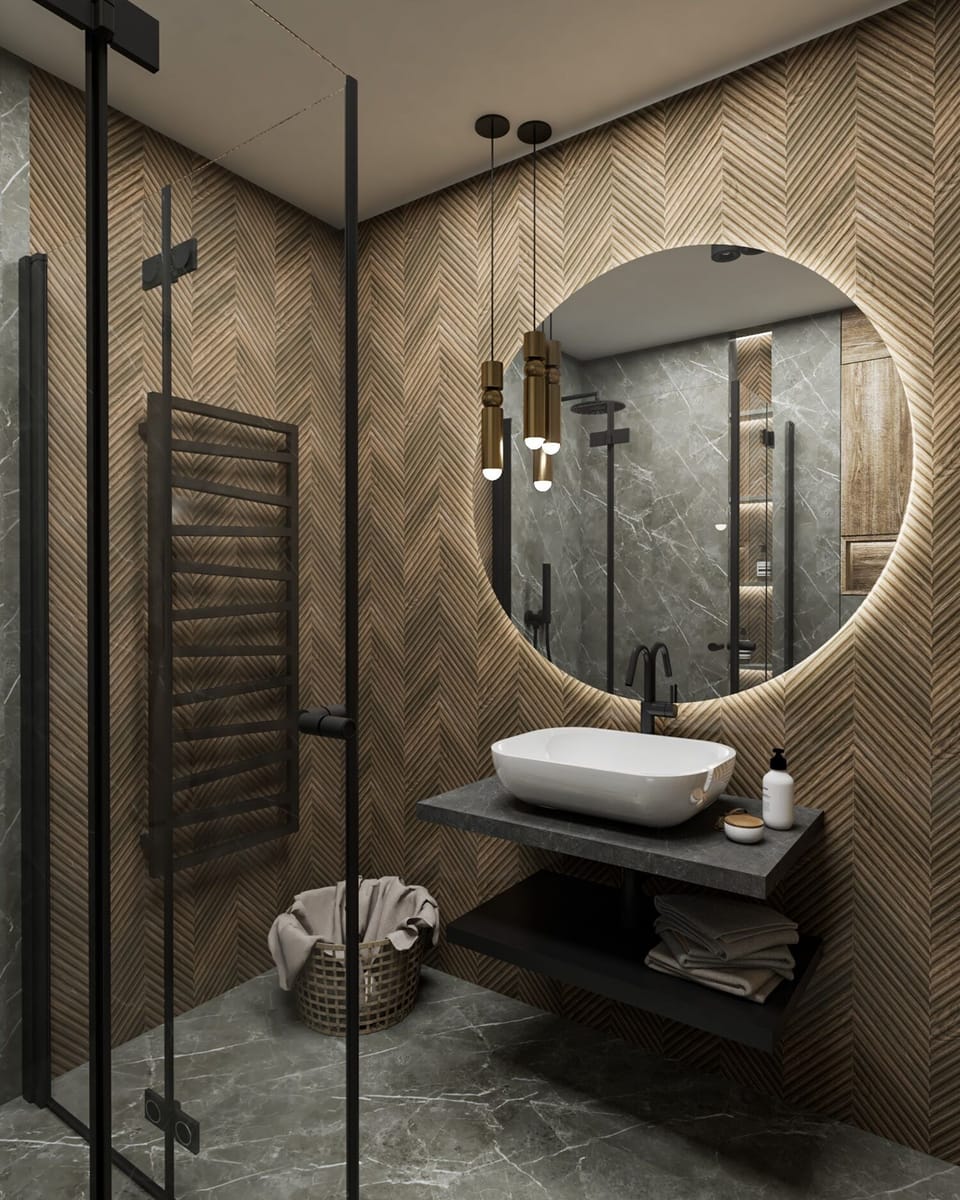 Studio (Nr 21 -    201485558) | Bathroom | Hair dryer, towels