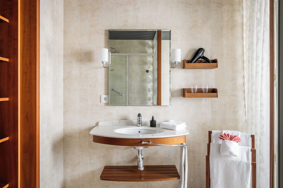 Suite | Bathroom | Free toiletries, hair dryer, towels