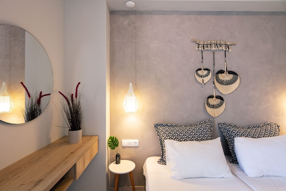 Apartment, 1 Bedroom, Sea View | 1 bedroom, desk, iron/ironing board, free cribs/infant beds