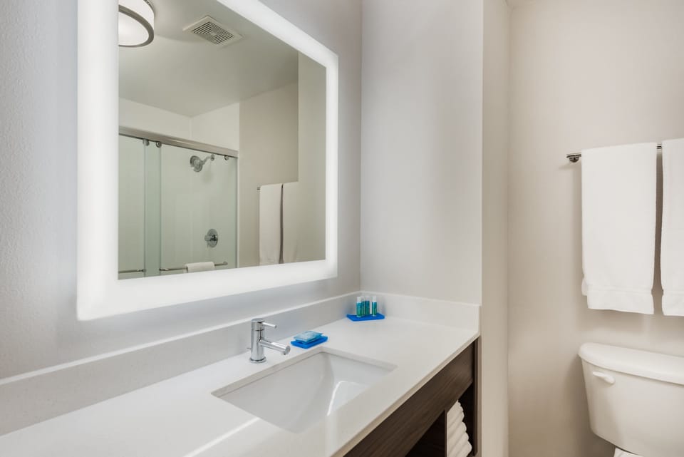 Free toiletries, hair dryer, towels