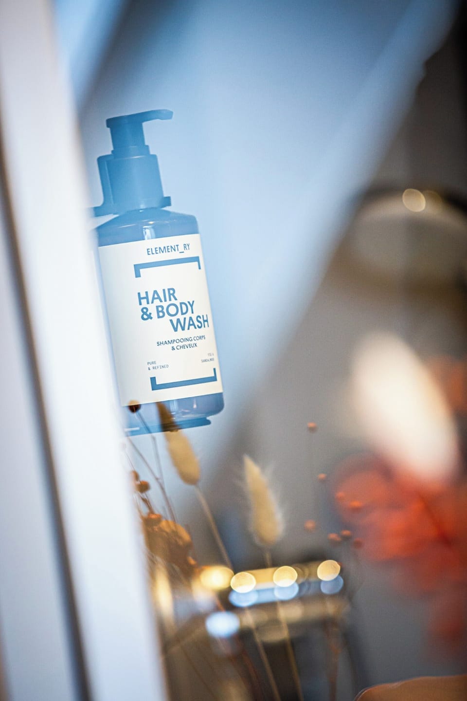 Shower, hair dryer, heated floors, towels