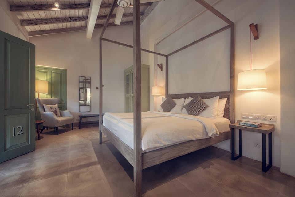 Bazaar King Bedroom | Minibar, in-room safe, desk, iron/ironing board