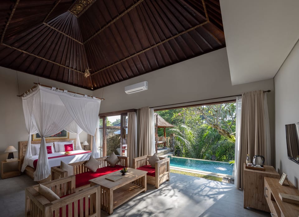 Villa, 1 Bedroom, Private Pool (with Daily Afternoon Tea) | Egyptian cotton sheets, premium bedding, down comforters, pillowtop beds