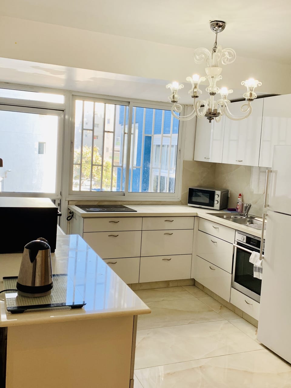 Family Apartment, 4 Bedrooms, Smoking, Sea Facing | Private kitchen | Coffee/tea maker, fridge, microwave, stovetop