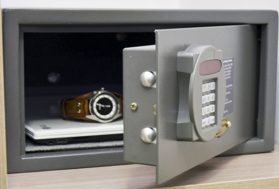 Minibar, in-room safe, desk, laptop workspace