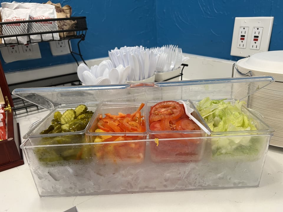 Free daily buffet breakfast