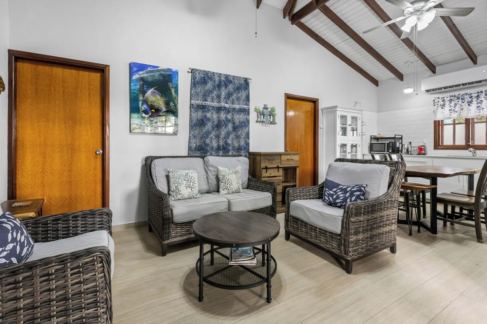 Cottage, 2 Bedrooms | Living area | Flat-screen TV