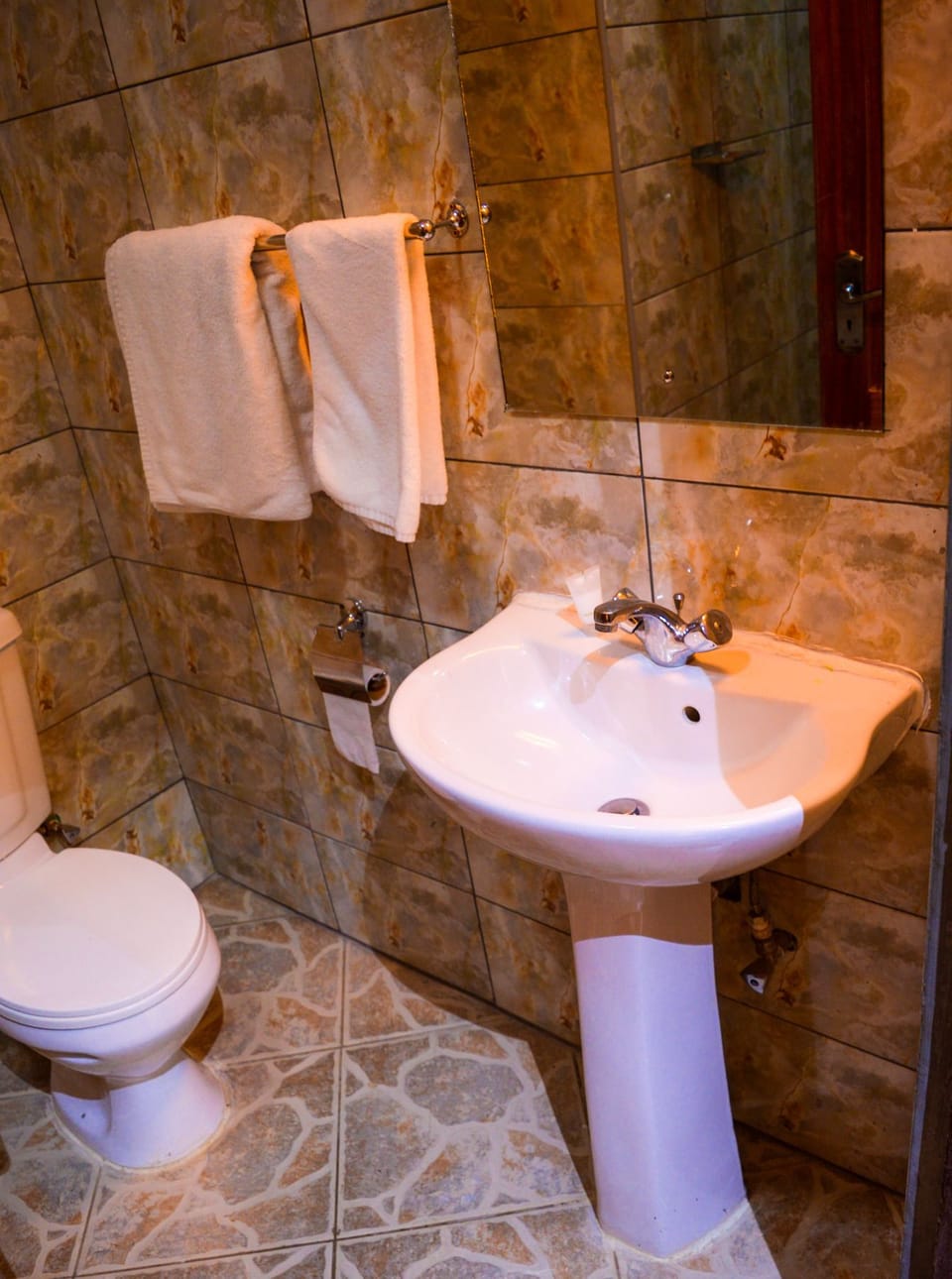 Deluxe Double Room Single Use, 1 Double Bed, Accessible | Bathroom | Shower, rainfall showerhead, free toiletries, slippers
