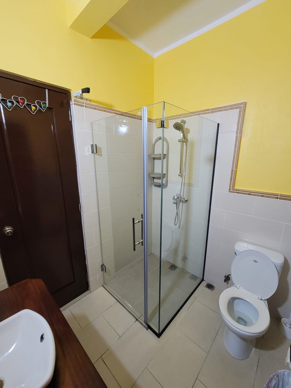 Triple Room | Bathroom | Shower, hair dryer, towels