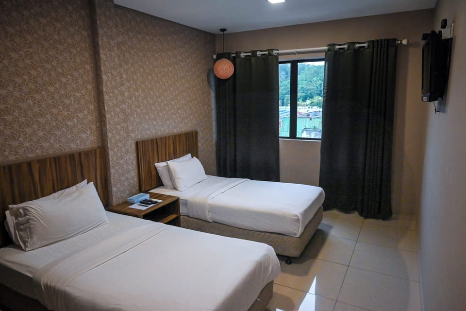 Twin Sharing Room | Desk, iron/ironing board (on request), WiFi (free)