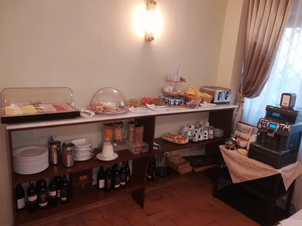 Daily buffet breakfast for a fee