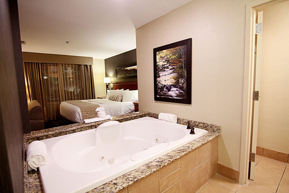 Suite, 1 Bedroom | Premium bedding, blackout drapes, iron/ironing board, free WiFi