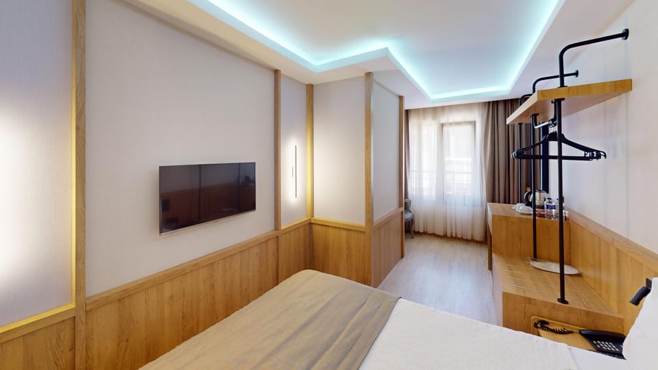Economy Single Room | Minibar, in-room safe, desk, soundproofing