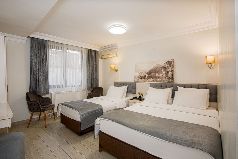 Premium bedding, minibar, in-room safe, desk
