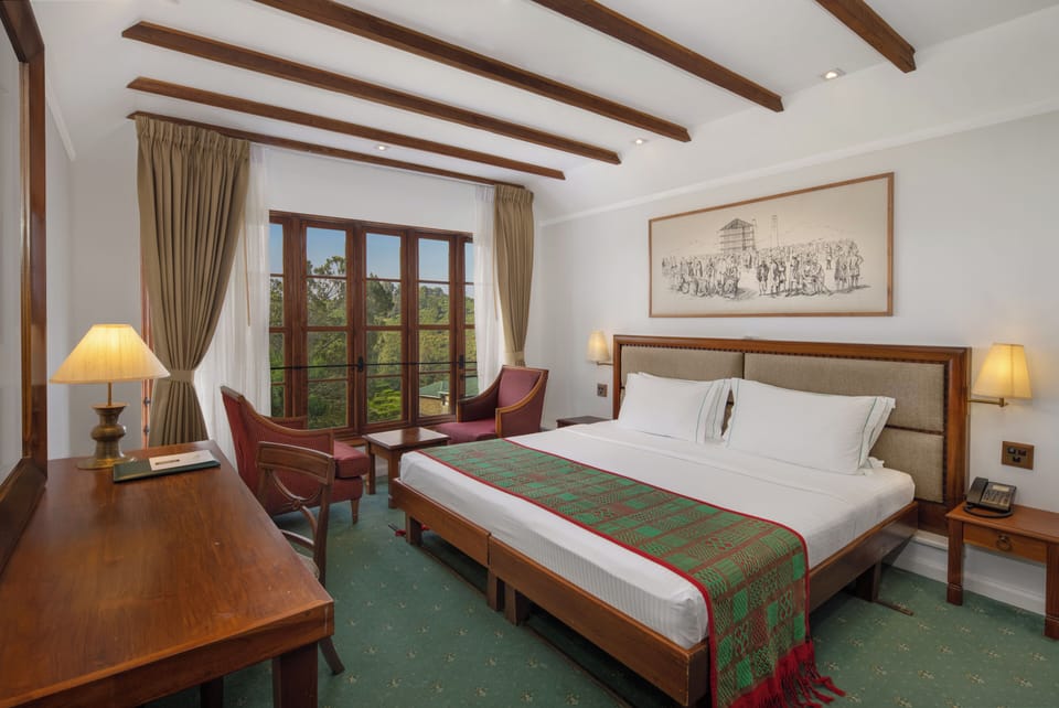 Memory foam beds, minibar, in-room safe, desk
