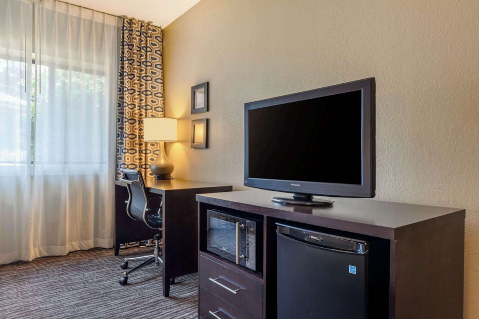 Premium bedding, down comforters, pillowtop beds, desk