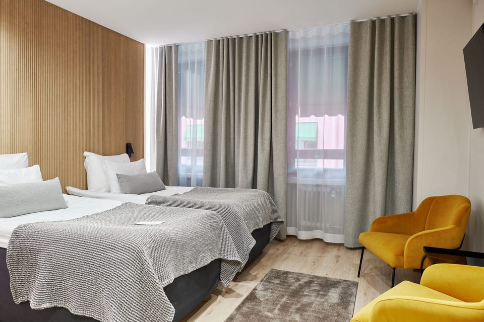 Superior Twin Room with Sauna | Premium bedding, pillowtop beds, minibar, in-room safe
