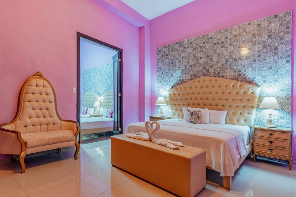 Premium Room, Multiple Beds | Premium bedding, in-room safe, laptop workspace