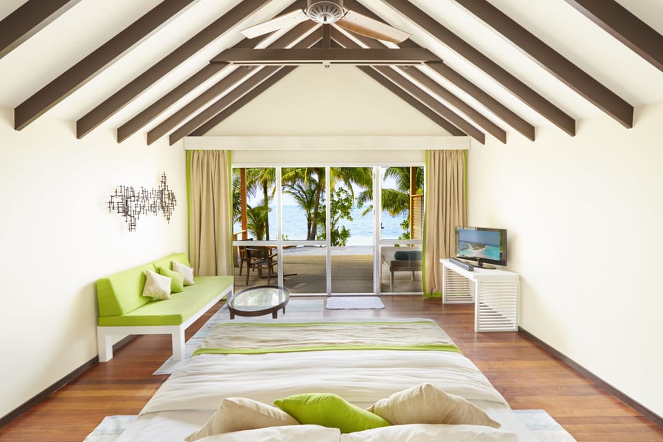 Deluxe Beach Villa | Minibar, in-room safe, desk, free WiFi