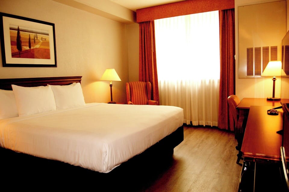 Economy Room, 1 King Bed | Hypo-allergenic bedding, desk, laptop workspace, blackout drapes