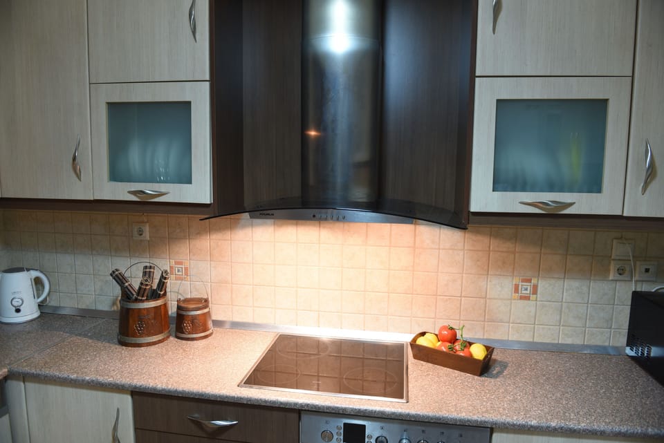 Villa, 3 Bedrooms, Private Pool | Private kitchen | Full-size fridge, microwave, oven, stovetop