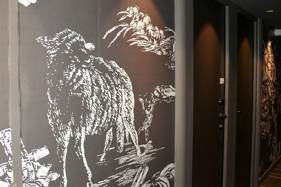 Interior entrance