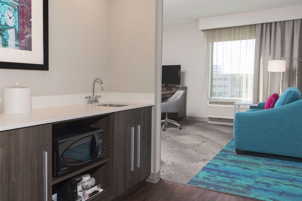 In-room safe, desk, laptop workspace, iron/ironing board