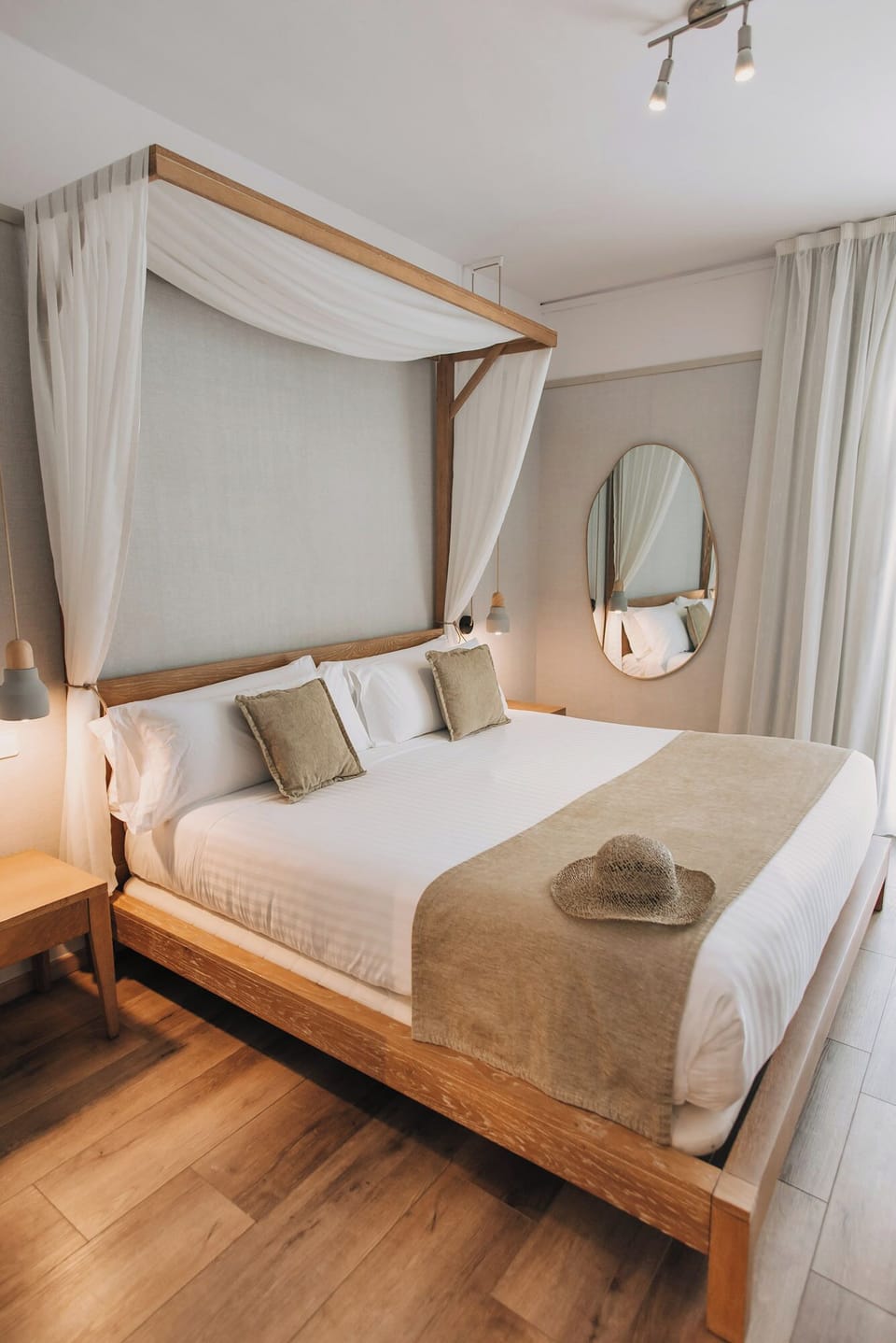 Superior Double Room, Terrace, Pool View | Free minibar, in-room safe, desk, laptop workspace