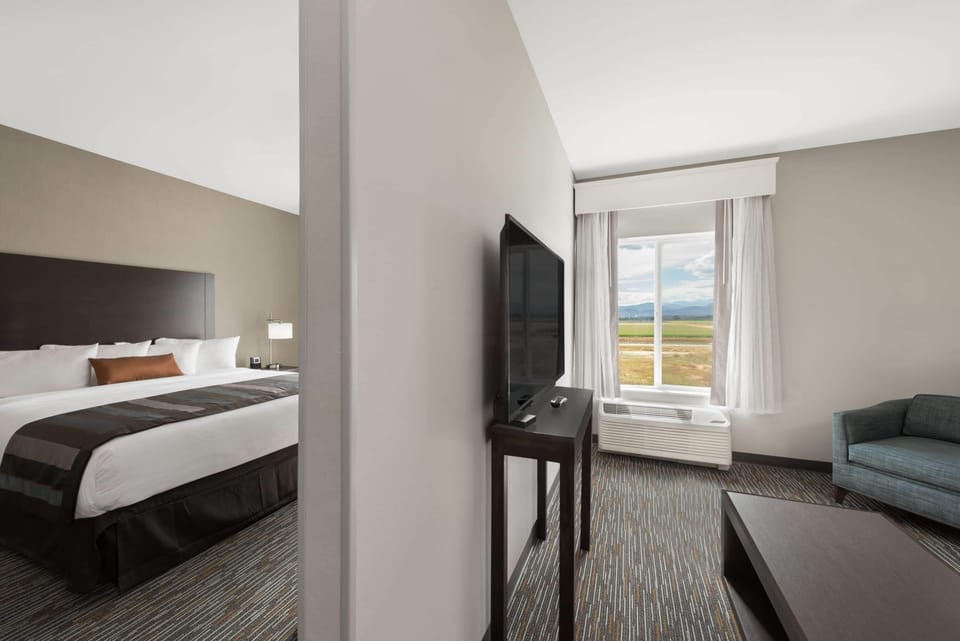 Studio Suite, 1 King Bed, Refrigerator & Microwave | Premium bedding, pillowtop beds, in-room safe, desk