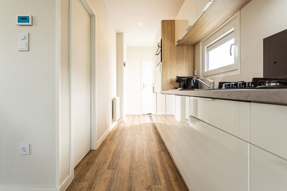 Module Flat Roof 4 personen | Private kitchen | Fridge, microwave, stovetop, dishwasher
