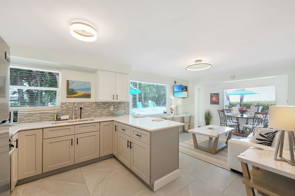 Beachside One Bedroom Suite | Living room | TV, DVD player