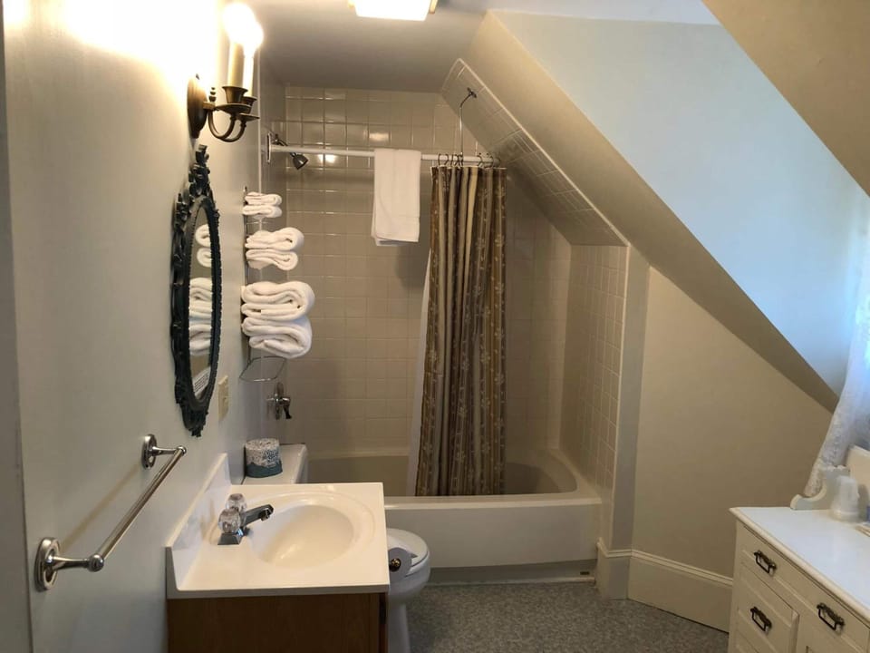 Free toiletries, hair dryer, towels