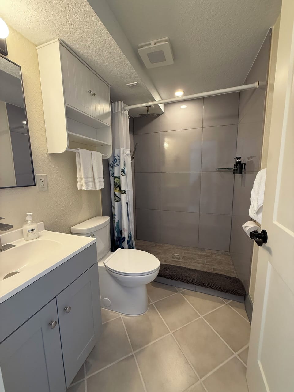 Apartment (One-bedroom apartment) | Bathroom | Shower, towels