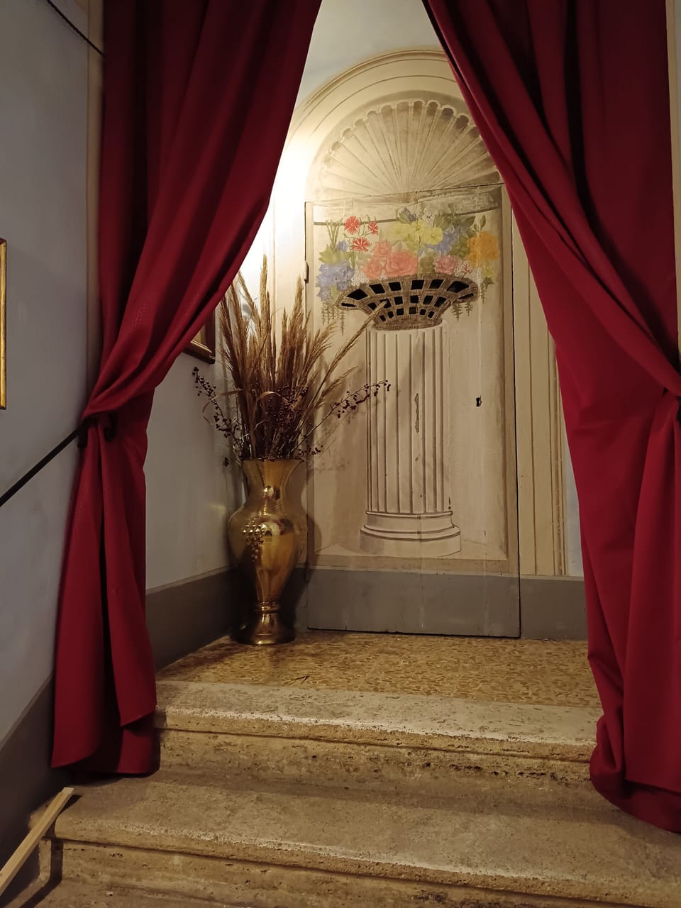 Interior entrance