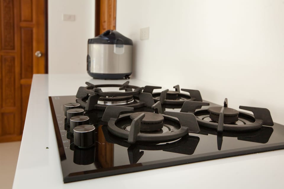 4 Bedrooms Private Pool Villa | Private kitchen | Full-size fridge, microwave, stovetop, coffee/tea maker