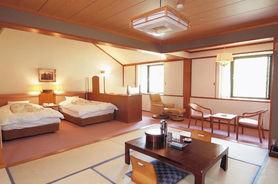 Japanese Western Style Family Room (Shared Bathroom) | In-room safe, WiFi (free)