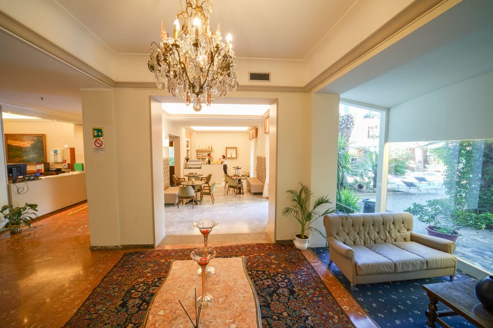 Lobby sitting area