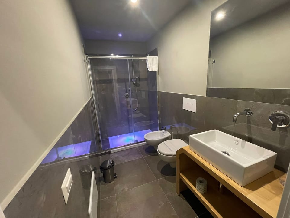 Superior Double Room | Bathroom | Shower, free toiletries, hair dryer, bidet
