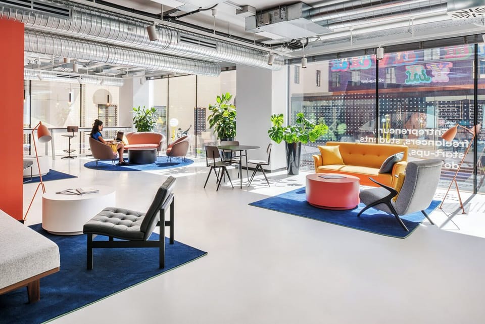 Lobby sitting area