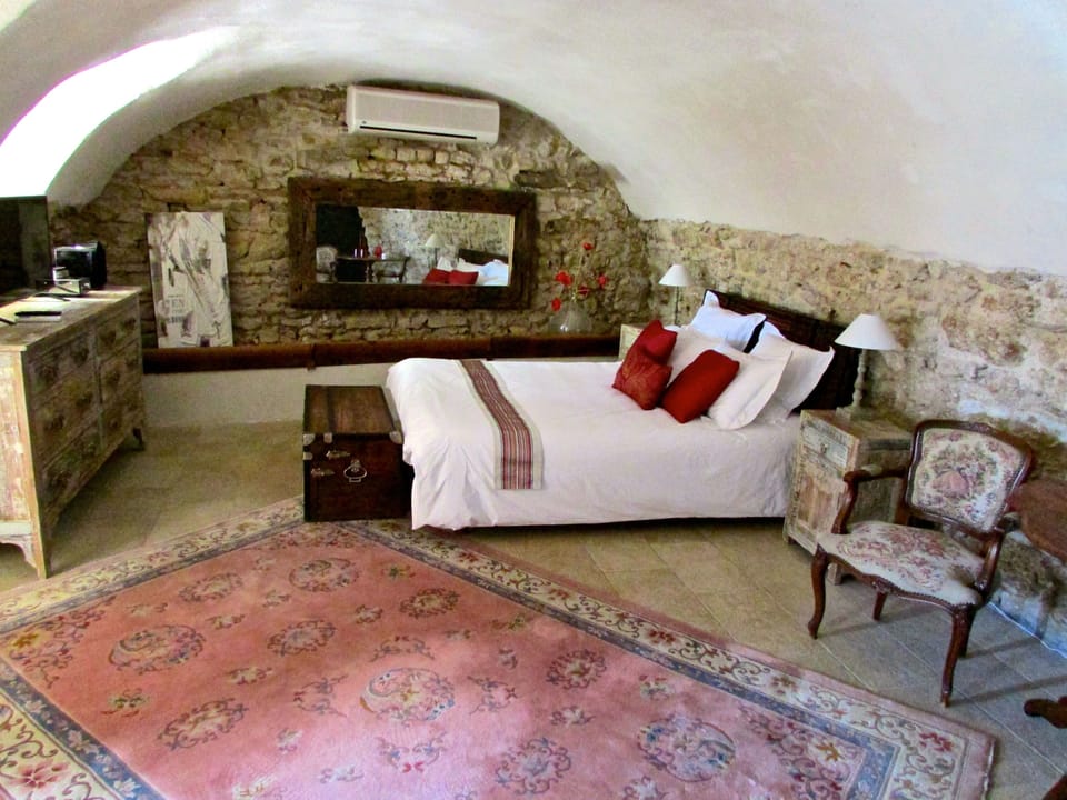 Romantic Double Room, Terrace, Garden Area | Premium bedding, in-room safe, individually decorated