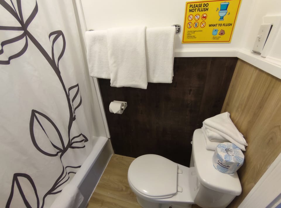 Double Room, 1 Double Bed | Bathroom | Shower, free toiletries, towels