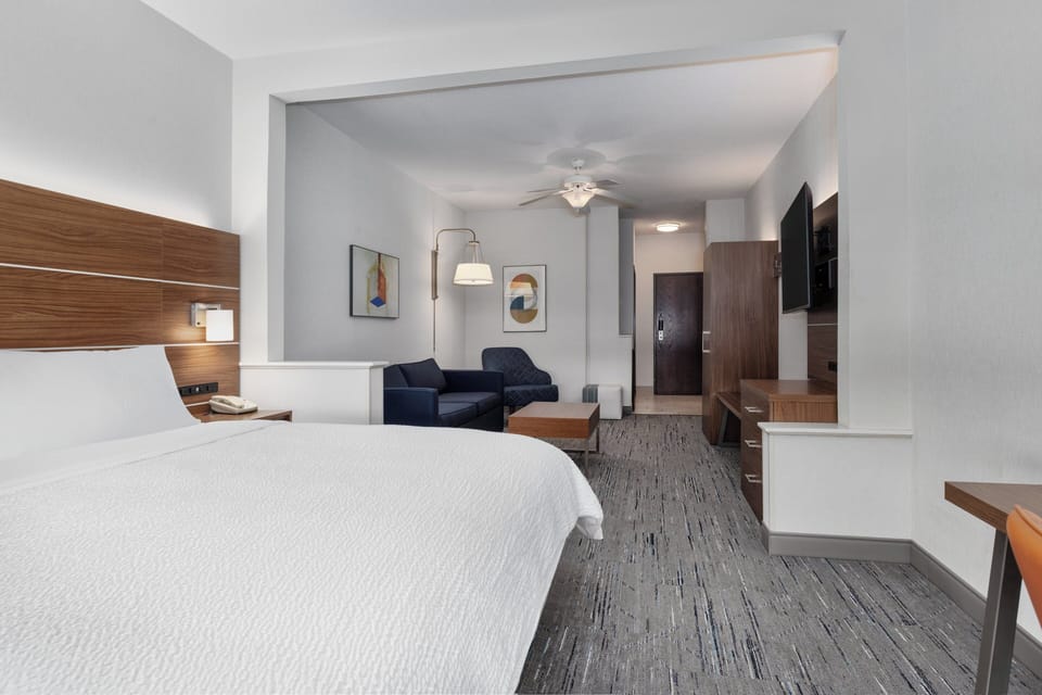 Suite, 1 King Bed with Sofa bed (Additional Living Area) | In-room safe, desk, iron/ironing board, rollaway beds (surcharge)